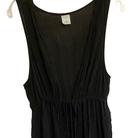 Kona Sol Sheer Tank Duster Coverup S/M Black - Picture 11 of 11